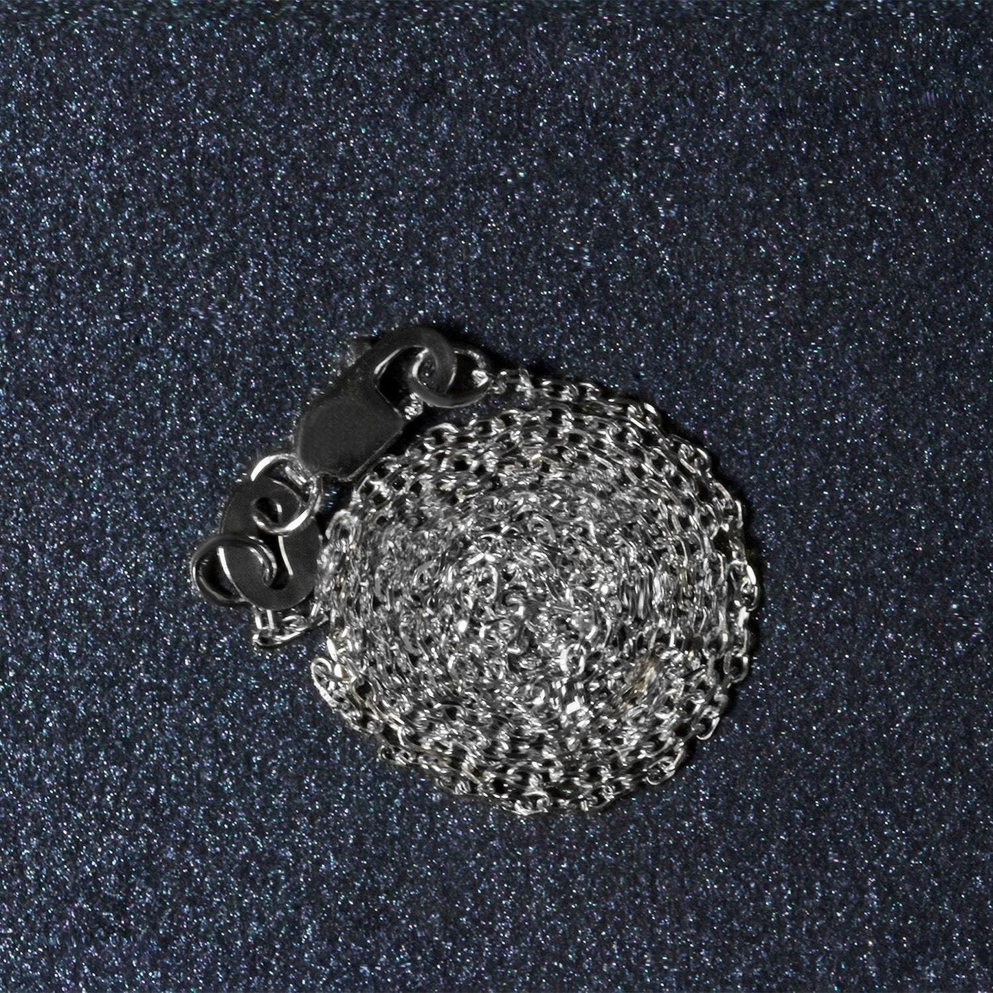 18k White Gold Diamond Cut Cable Link Chain (0.80 mm)