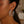 Sterling Silver Diamond Cut and Polished Five Row Hoop Earrings