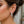 Sterling Silver Rhodium Plated Large Ribbed Twisted Hoop Earrings