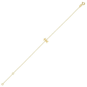14K Yellow Gold Girl Bracelet