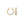 10K Two Tone Gold Diamond Cut X Hinged Hoop Earrings (6.00 mm)