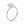 1.50Ct Princess Lab Grown IGI G/VS1 Diamond Ring in 14K White Gold