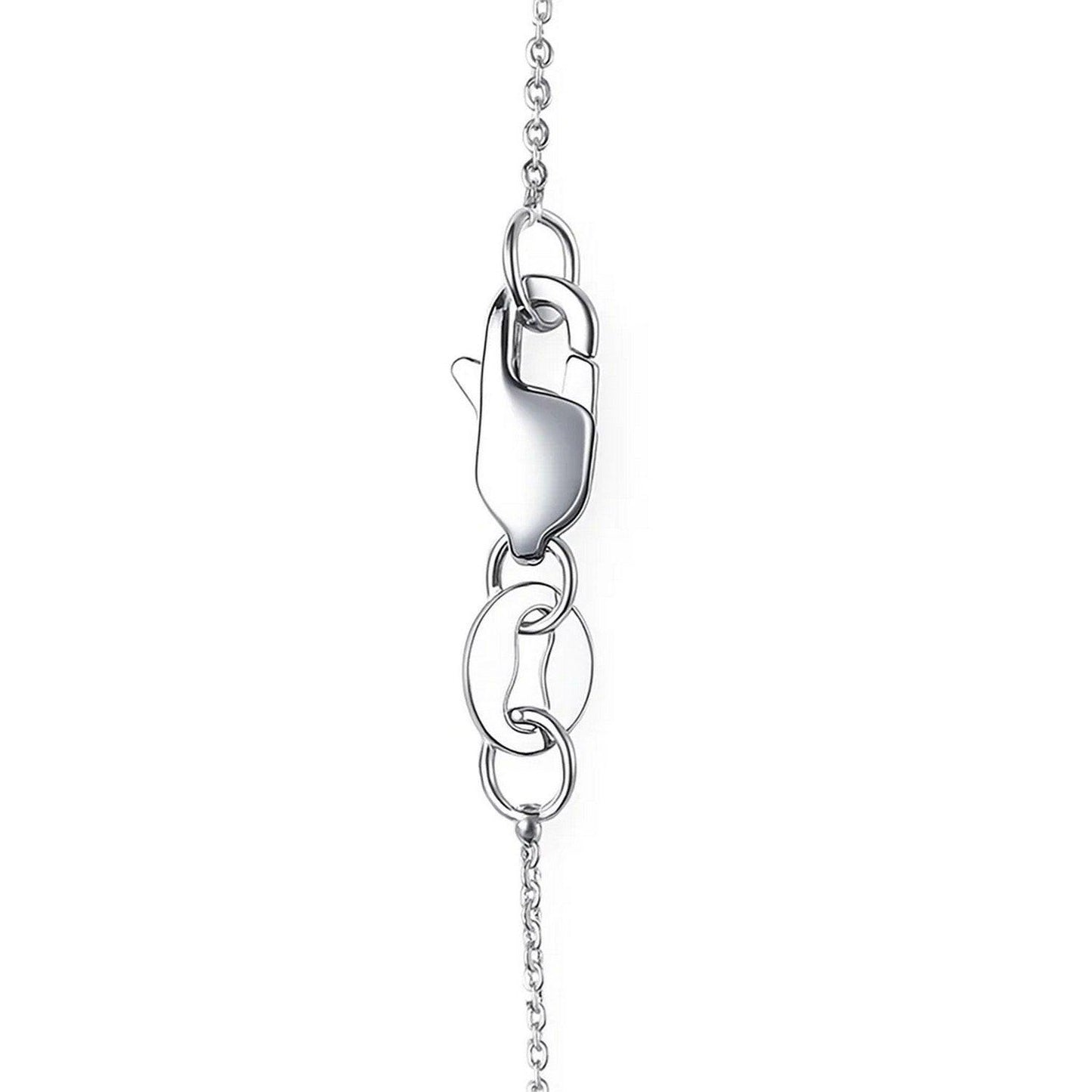 14k White Gold Cable Link Chain (0.50 mm)
