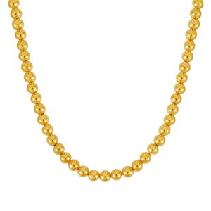 14k Yellow Gold Bead Chain (8mm)