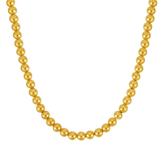 14k Yellow Gold Bead Chain (8mm)
