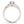 14k White And Rose Gold Bypass Band Diamond Engagement Ring (1 1/8 cttw)