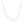 14k White Gold Diamond Cut Cable Link Chain (0.68 mm)
