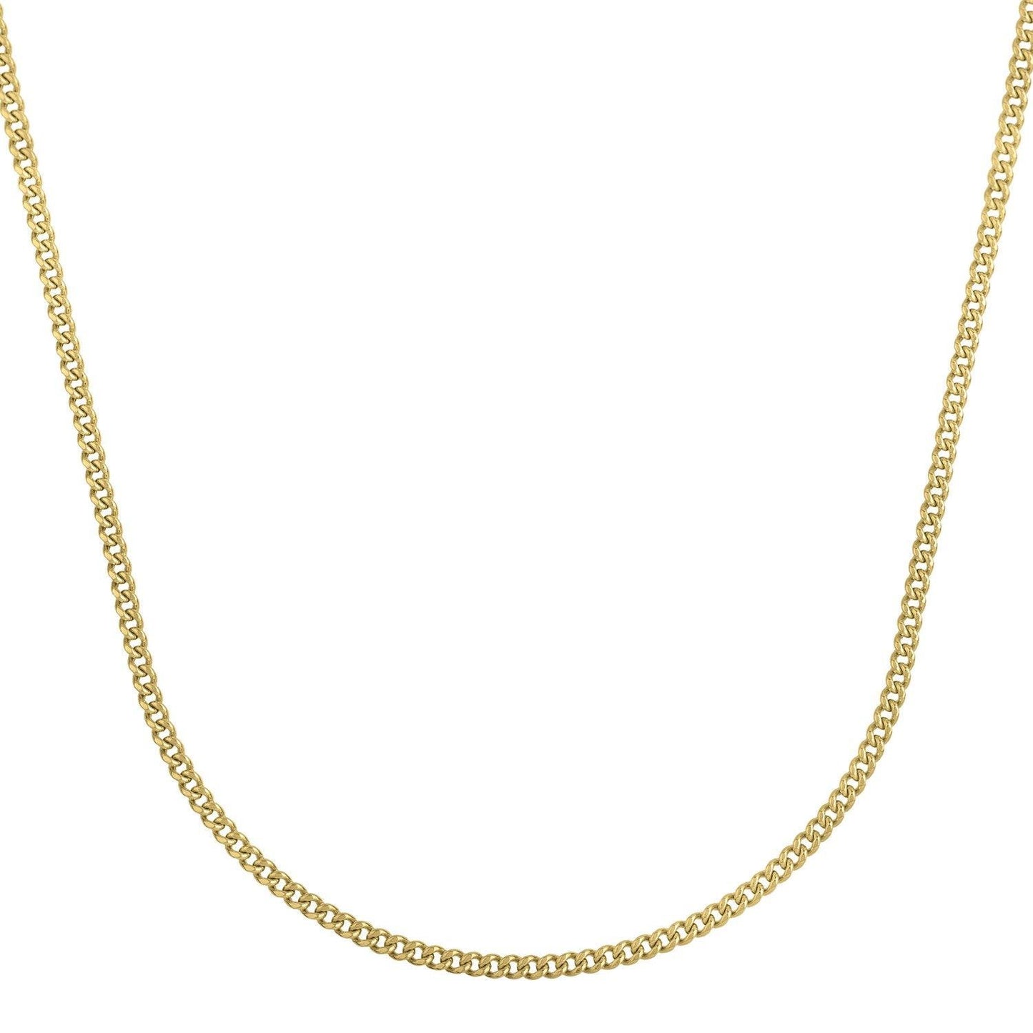 14k Yellow Gold Light Gourmette Chain (2.80 mm)