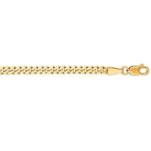 14k Yellow Gold Light Gourmette Chain (2.80 mm)