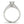 14k White Gold Single Row Prong Set Diamond Engagement Ring (1 3/8 cttw)