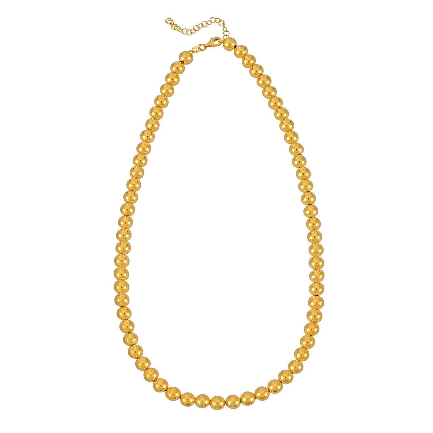14k Yellow Gold Bead Chain (7mm)