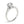 14k White Gold Diamond Engagement Ring With Single Row Band (1 3/4 cttw)