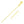 14k Yellow Gold Diamond Cut Cable Link Chain (0.68 mm)