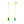 14K Yellow Gold Hexagon Malachite Drop Earrings