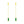 14K Yellow Gold Hexagon Malachite Drop Earrings