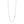 14k White Gold Adjustable Cable Chain (1.50 mm)