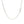 14k White Gold Adjustable Cable Chain (1.50 mm)