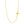 14k Yellow Gold Plain Cross Motif Necklace