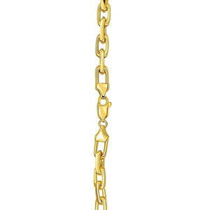 14k Yellow Gold French Cable Link Chain (4.80 mm)