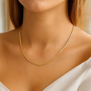14K Yellow Gold Classic Box Chain (1.7 mm)