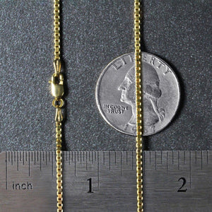 14K Yellow Gold Classic Box Chain (1.7 mm)