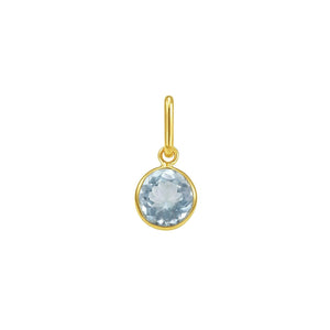 14K Yellow Gold Initial Z Charm Pendant