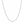 14k White Gold Wire Paperclip Chain (2.7 mm)