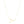 14K Yellow Gold Yours Truly Large Initial Y Necklace