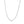 Sterling Silver Rhodium Plated French Cable Chain (3.40 mm)
