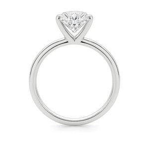 3 Carat Princess Lab Grown IGI G/VS1 Diamond Solitaire Ring in 10K White Gold