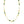 14K Yellow Gold Hexagon Malachite Inlay Links Necklace