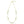 14K Yellow Gold Hexagon Malachite Inlay Links Necklace