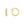 14k Two Tone Gold Double Round Hoops